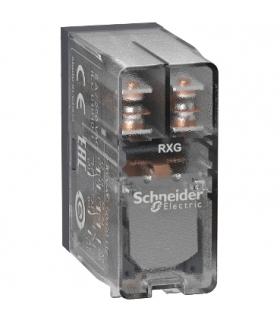 Zelio Relay Przekaźnik interfejsowy z przezroczystą obudową 2C/O 5A, 230V AC, RXG25P7 Schneider Electric