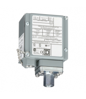 OsiSense XM Elektromechaniczny czujnik ciśnieniowy 9012G regulacja między dwoma progami 3.0 do 150 psig, 9012GAW5 Schneider Elec