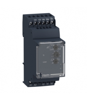Zelio Control Przekaźnik poziomu cieczy, 24/240V AC/DC, 1C/O, RM35LV14MW Schneider Electric