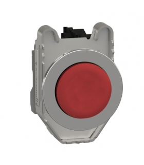 Harmony XB4 Przycisk wystający czerwony wystający 1NC nieoznaczony zacisk śrubowy, XB4FL42 Schneider Electric