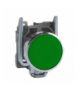 Harmony XB4 Przycisk płaski zielony, metalowy, XB4BA31 Schneider Electric
