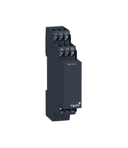 Zelio Control Przekaźnik kontroli fazy 183 484V AC, styk 1 C/O 5A, RM17TG20 Schneider Electric