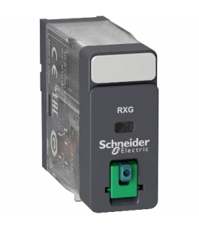 Zelio Relay Przekaźnik interfejsowy z przyciskiem test 1C/O 10A, 24V DC, RXG11BD Schneider Electric