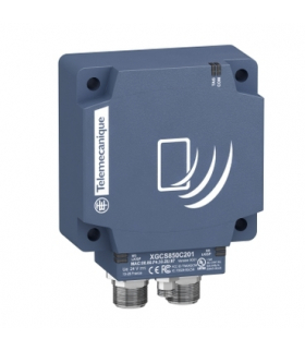 RFID compact smart antenna 13.56 MHz- Ethernet dual port communication, XGCS850C201 Schneider Electric