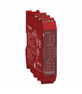 Kontroler bezpieczeństwa 8 wejść 2 wyjścia zaciski śrubowe, XPSMCMCP0802 Schneider Electric
