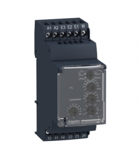 Zelio Control Przekaźnik kontroli prądu przetężeniowego, 0,15…1,5A, 24/240 V AC/DC, 2C/O 5A, RM35JA32MW Schneider Electric