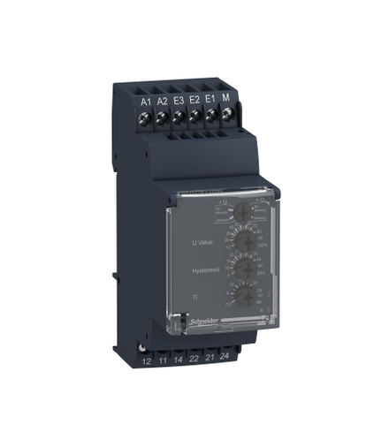 Zelio Control Przekaźnik kontroli napięcia wielofunkcyjny, 15 600V, 5A 2C/O, RM35UA13MW Schneider Electric
