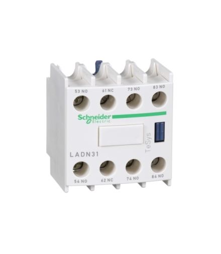 Blok styków pomocniczych wyprzedzających LC1 3NO 1NC zaciski skrzynkowe, LADN31 Schneider Electric