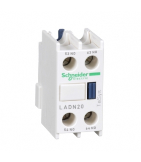 Blok styków pomocniczych wyprzedzających LC1 2NO zaciski skrzynkowe, LADN20 Schneider Electric