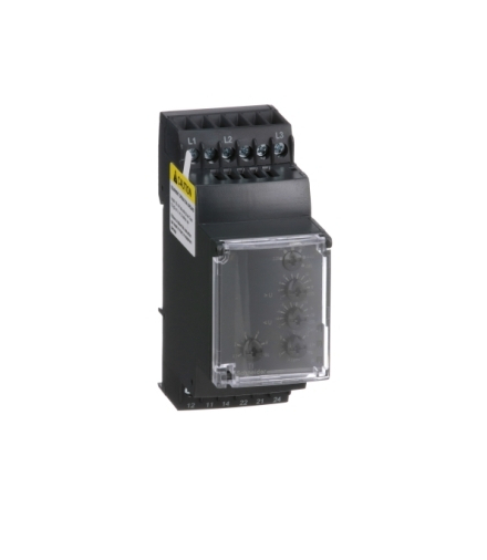 Zelio Control Przekaźnik kontroli fazy wielofunkcyjny 194 528V AC, 5A 2C/O, RM35TF30 Schneider Electric