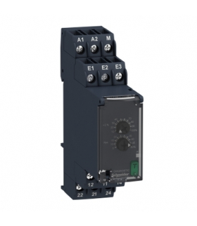 Zelio Control Przekaźnik prądowy sterujący przetężeniowy, 4MA…1A, 2C/O 8A, RM22JA21MR Schneider Electric