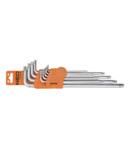 Zestaw kluczy pięciokątnych z otworem - NEO Tools 09-520