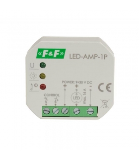Sterownik oświetlenia LED-AMP-1P wzmacniacz sygnału zasilającego oświetlenie LED 12/24 V DC