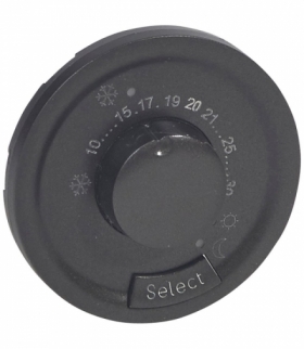 CELIANE Plakietka termostatu pokojowego, programowalnego z dodatkowym wejściem grafitowa Legrand 067993