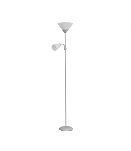 Lampa stojąca podłogowa URLAR, 175 cm, max 25W E27, max 25W E14, szara Orno LS-2/G