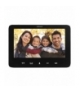 Zestaw wideodomofonowy 2-rodzinny bezsłuchawkowy, kolor, LCD 7", z czytnikiem breloków zbliżeniowych, interkom, podtynkowy, IND