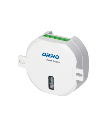 Przekaźnik roletowy ORNO Smart Home podtynkowy (dopuszkowy) sterowany bezprzewodowo, z odbiornikiem radiowym, maks. moc silnika 