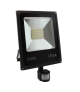 OLIMP LED S 50W BLACK 4500K Naświetlacz SMD LED z czujnikiem ruchu