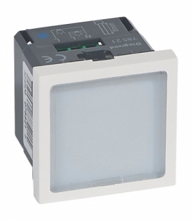 MOSAIC Sygnalizator LED 0,2 W lub 1 W 230 V 2 modułowy Niebieski Legrand 078521