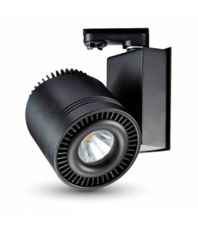 Oprawa Track Light LED V-TAC 45W COB CRI95+ Czarna VT-4545 6000K 2300lm