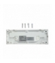 Oprawa Schodowa LED VT-1162 230V prostokąt biała barwa ciepła IP65