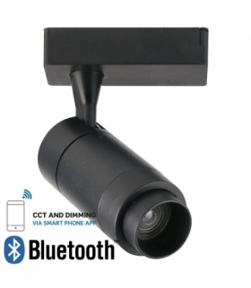 Oprawa LED V-TAC 15W Track Light Czarna Bluetooth Control 3w1 16-53st VT-7715 2800K 650lm