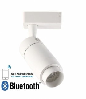 Oprawa Track Light LED V-TAC 35W Biała Bluetooth Control Barwa 3w1 16-53st VT-7735 2800K 2350lm
