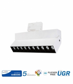 Oprawa LED V-TAC 25W Track Light SAMSUNG CHIP CRI90+ Biała VT-431 2700K 2000lm 5 Lat Gwarancji