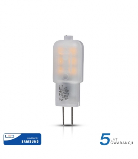Żarówka LED G4 1.5W, Chip SAMSUNG, Zimna, Barwa:6400K, Trzonek:G4 V-TAC 242