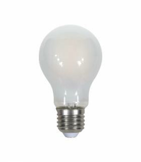 Żarówka LED E27 8W A67 Filament, Klosz: Mleczny, Ciepła, Barwa:2700K, Trzonek:E27 V-TAC 4483