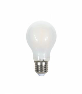 Żarówka LED E27 7W A60 Filament, Klosz: mleczny, Ciepła, Barwa:2700K, Trzonek:E27 V-TAC 71811
