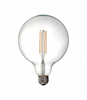 Żarówka LED E27 12.5W G125 Filament, Klosz Transparentny, Ciepła, Barwa:3000K, Trzonek:E27 V-TAC 7453
