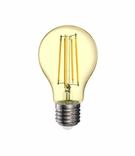 Żarówka LED E27 12.5W A70 Filament, Klosz Bursztynowy, Super Ciepła (barwa zachód słońca), Barwa:2200K, Trzonek:E27 V-TAC 7457