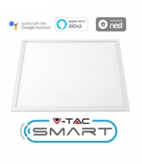 Panel LED V-TAC SMART 40W 600x600 3w1 120lm/W Amazon Alexa Google Home VT-5140 2700K-6400K 4800lm