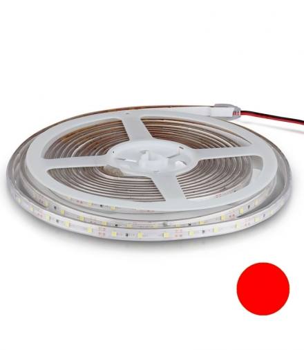 Taśma LED V-TAC SMD3528 300LED IP65 RĘKAW 3,6W/m VT-3528 Czerwony 400lm