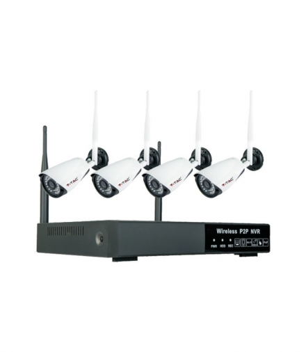 Zestaw Monitoringu V-TAC 1080P WiFi 4xKamera VT-5188