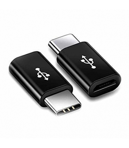 Adaptor Przejściówka Micro USB do Type C Czarny V-TAC VT-5149