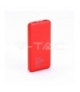 Power Bank V-TAC 10000mah Super Slim Czerwony Lithium Polymer VT-3518
