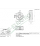 Przedłużacz na bębnie metalowym GRANDE fi 320 4x230V IP44 3x2,5 (OPD) /30m/ z termikiem i kontrolką 14600-35