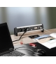 Listwa zasilająca 2 gniazda SCHUKO + ładowarka USB + pusty moduł Bachmann DESK