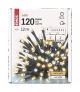 Lampki choinkowe Classic 120 LED 12m ciepła biel + zimna biel miga, IP44, timer D4AN02