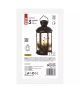 Lampion 1 LED świeczki czarny 35 cm 3x C, vintage, IP20 DCLV15