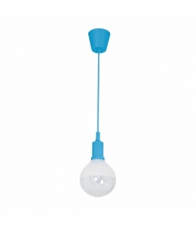 LAMPA WISZĄCA BUBBLE BLUE 5W E14 LED Eko-Light ML457