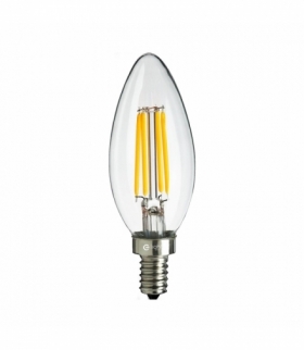 Żarówka Filamentowa LED 6W Świeczka E14 4000K Eko-Light EKZF9262