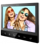 WIDEODOMOFON ''EURA'' VDP-80C5 - dwurodzinny, czarny, 2x LCD 7'', FullHD, obsługa 2 wejść, kamera 1080p., czytnik zbliżeniowy