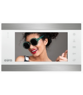 MONITOR ''EURA'' VDA-01C5 - biały, LCD 7'', AHD, pamięć obrazów
