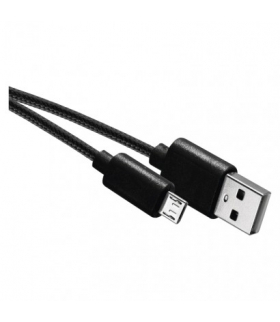 Przewód USB 2.0 wtyk A -wtyk micro B, 2m czarny EMOS SM7008BL