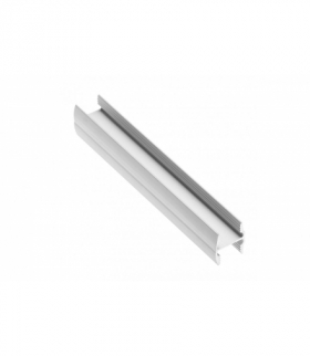 Profil aluminiowy HR 10/4 mm, 3,00 m, kolor silver anodising GTV A-HR10-300-05