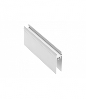 Profil aluminiowy listwa dolna 10 mm, 3m, kolor biały GTV A-LD10-300-10