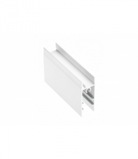 Profil aluminiowy listwa dolna 18/4mm, 3 m, kolor biały GTV A-LD18-300-10